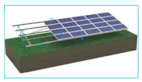 Aluminum Ground Solar  Mounting System